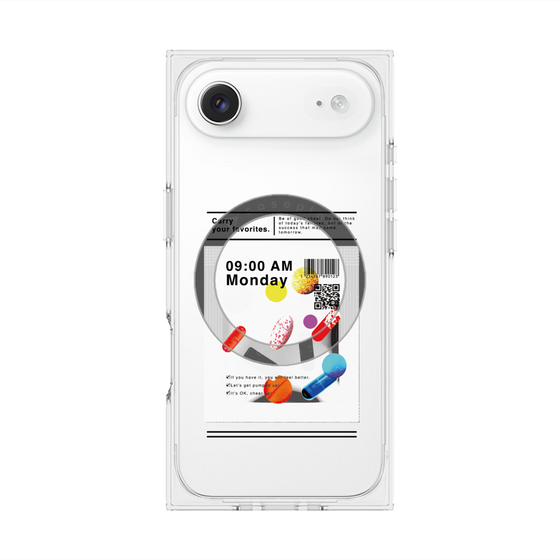 プレミアムスクエアケース with MagSafe［ 9:00 AM Monday ］