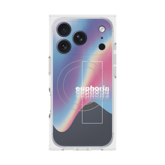プレミアムスクエアケース with MagSafe［ euphoria holo ］