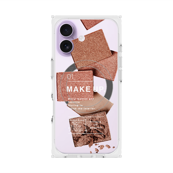 プレミアムスクエアケース with MagSafe［ Eye shadow-A ］