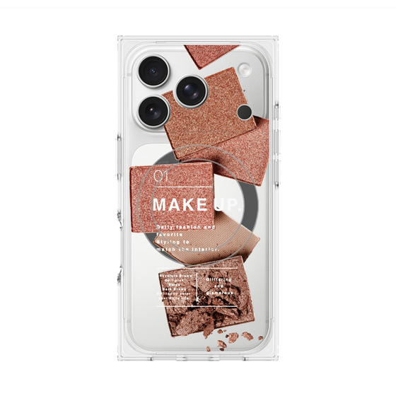 プレミアムスクエアケース with MagSafe［ Eye shadow-A ］