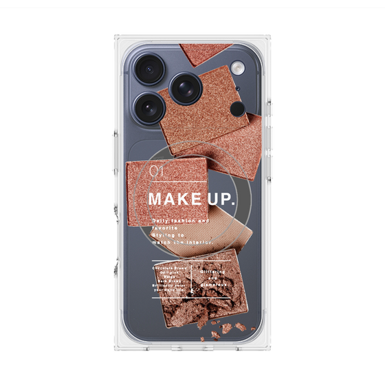 プレミアムスクエアケース with MagSafe［ Eye shadow-A ］