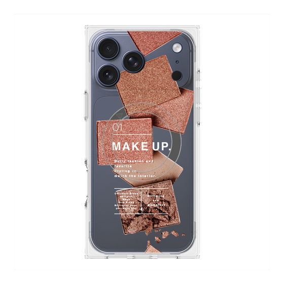 プレミアムスクエアケース with MagSafe［ Eye shadow-A ］