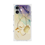 プレミアムスクエアケース with MagSafe［ Marble Nuance Painting Purple ］