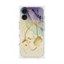 プレミアムスクエアケース with MagSafe［ Marble Nuance Painting Purple ］