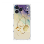 プレミアムスクエアケース with MagSafe［ Marble Nuance Painting Purple ］