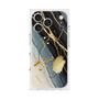 プレミアムスクエアケース with MagSafe［ Marble Nuance Painting Black ］