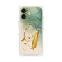 プレミアムスクエアケース with MagSafe［ Marble Nuance Painting Green ］