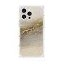 プレミアムスクエアケース with MagSafe［ Marble Gray ］