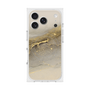 プレミアムスクエアケース with MagSafe［ Marble Gray ］