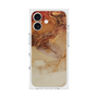 プレミアムスクエアケース with MagSafe［ Marble Brown ］