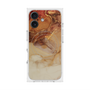 プレミアムスクエアケース with MagSafe［ Marble Brown ］