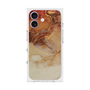 プレミアムスクエアケース with MagSafe［ Marble Brown ］