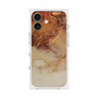 プレミアムスクエアケース with MagSafe［ Marble Brown ］