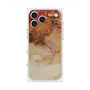 プレミアムスクエアケース with MagSafe［ Marble Brown ］