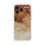 プレミアムスクエアケース with MagSafe［ Marble Brown ］