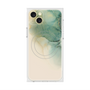 プレミアムスクエアケース with MagSafe［ Marble Green ］