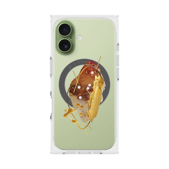 プレミアムスクエアケース with MagSafe［ Nuance Painting Brown ］