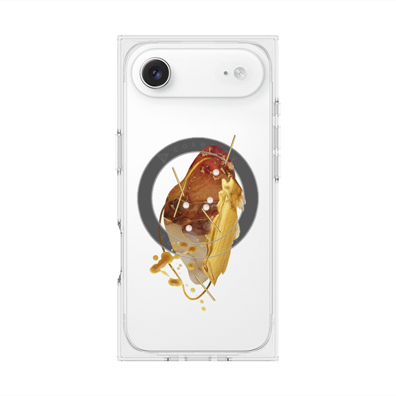 プレミアムスクエアケース with MagSafe［ Nuance Painting Brown ］