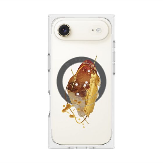 プレミアムスクエアケース with MagSafe［ Nuance Painting Brown ］