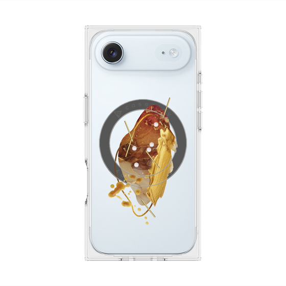 プレミアムスクエアケース with MagSafe［ Nuance Painting Brown ］