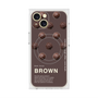 プレミアムスクエアケース with MagSafe［ BROWN-Chocolate ］