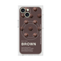 プレミアムスクエアケース with MagSafe［ BROWN-Chocolate ］