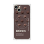 プレミアムスクエアケース with MagSafe［ BROWN-Chocolate ］