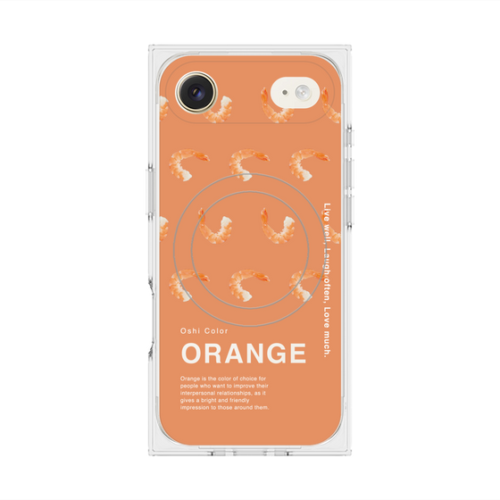 プレミアムスクエアケース with MagSafe［ ORANGE-Shrimp ］