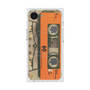 プレミアムスクエアケース with MagSafe［ RETORO CASSETTE TAPE - Skeleton Orange ］