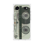 プレミアムスクエアケース with MagSafe［ RETORO CASSETTE TAPE - Skeleton Blue ］