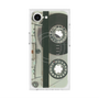 プレミアムスクエアケース with MagSafe［ RETORO CASSETTE TAPE - Skeleton Blue ］