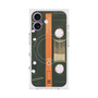 プレミアムスクエアケース with MagSafe［ RETORO CASSETTE TAPE - Opacity Black ］