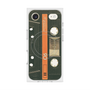 プレミアムスクエアケース with MagSafe［ RETORO CASSETTE TAPE - Opacity Black ］