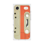 プレミアムスクエアケース with MagSafe［ RETORO CASSETTE TAPE - Opacity White ］