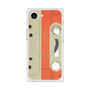 プレミアムスクエアケース with MagSafe［ RETORO CASSETTE TAPE - Opacity White ］