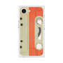 プレミアムスクエアケース with MagSafe［ RETORO CASSETTE TAPE - Opacity White ］