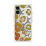 プレミアムスクエアケース with MagSafe［ y2k(Year2000) - Flower - Yellow Gray ］