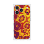 プレミアムスクエアケース with MagSafe［ y2k(Year2000) - Flower - Orange purple ］