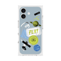 プレミアムスクエアケース with MagSafe［ Playful sticker - Dusty Blue ］
