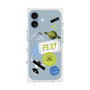 プレミアムスクエアケース with MagSafe［ Playful sticker - Dusty Blue ］