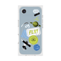 プレミアムスクエアケース with MagSafe［ Playful sticker - Dusty Blue ］