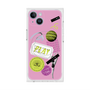 プレミアムスクエアケース with MagSafe［ Playful sticker - Dusty Pink ］