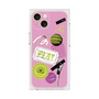 プレミアムスクエアケース with MagSafe［ Playful sticker - Dusty Pink ］