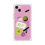 プレミアムスクエアケース with MagSafe［ Playful sticker - Dusty Pink ］