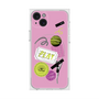 プレミアムスクエアケース with MagSafe［ Playful sticker - Dusty Pink ］