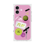 プレミアムスクエアケース with MagSafe［ Playful sticker - Dusty Pink ］