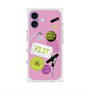 プレミアムスクエアケース with MagSafe［ Playful sticker - Dusty Pink ］