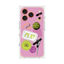 プレミアムスクエアケース with MagSafe［ Playful sticker - Dusty Pink ］