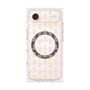 プレミアムスクエアケース with MagSafe［ LANVIN en Bleu - Monogram - Pink ］