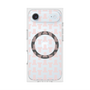 プレミアムスクエアケース with MagSafe［ LANVIN en Bleu - Monogram - Pink ］